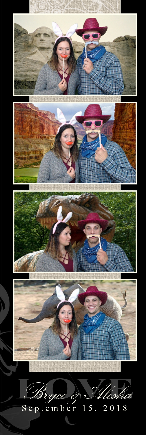 Alesha and Bryce's Wedding | View more photos from the event at gallery.photoboothbillings.com/u/PhotoBoothBillings/Alesha-and-Bryces-Wedding